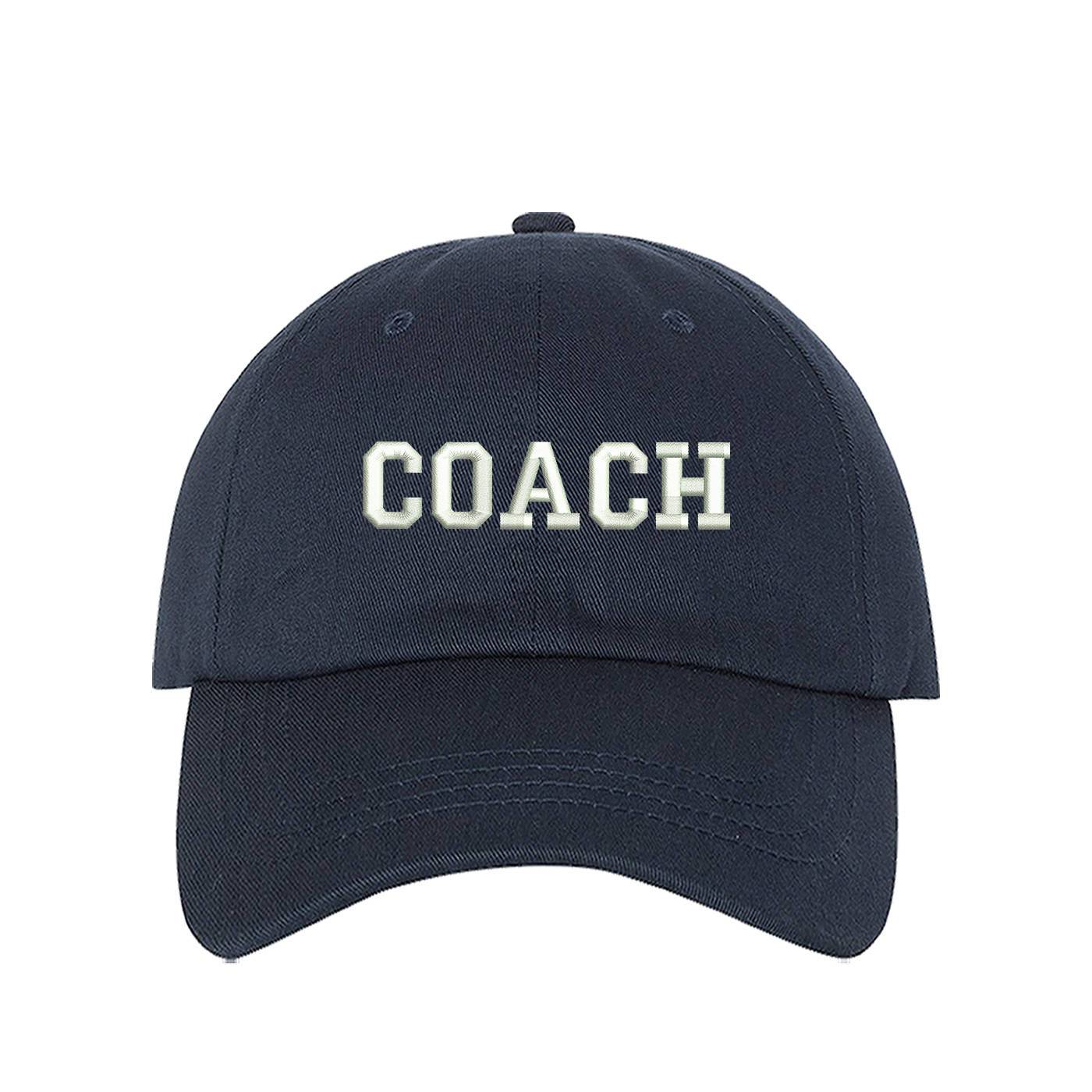 Navy baseball hat embroidered with Coach - DSY Lifestyle