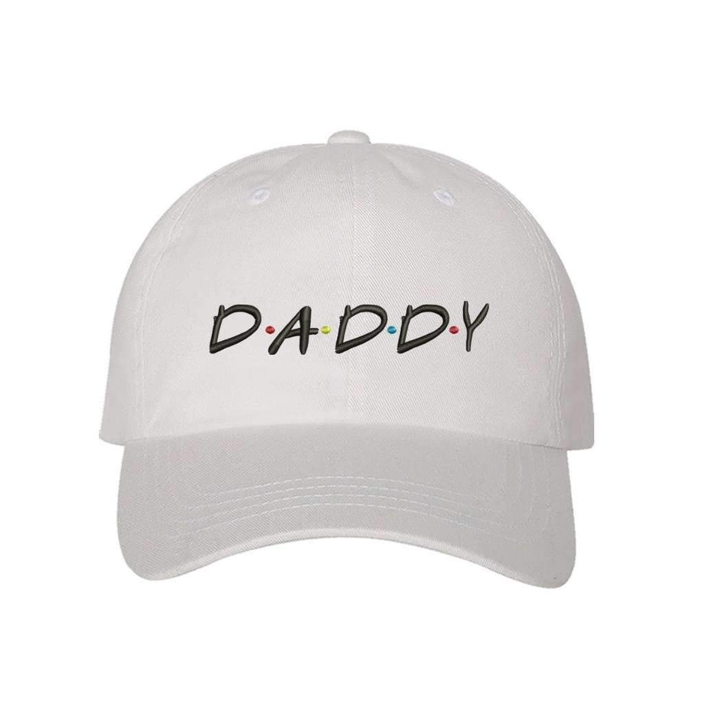 Embroidered Daddy on white baseball hat - DSY Lifestyle