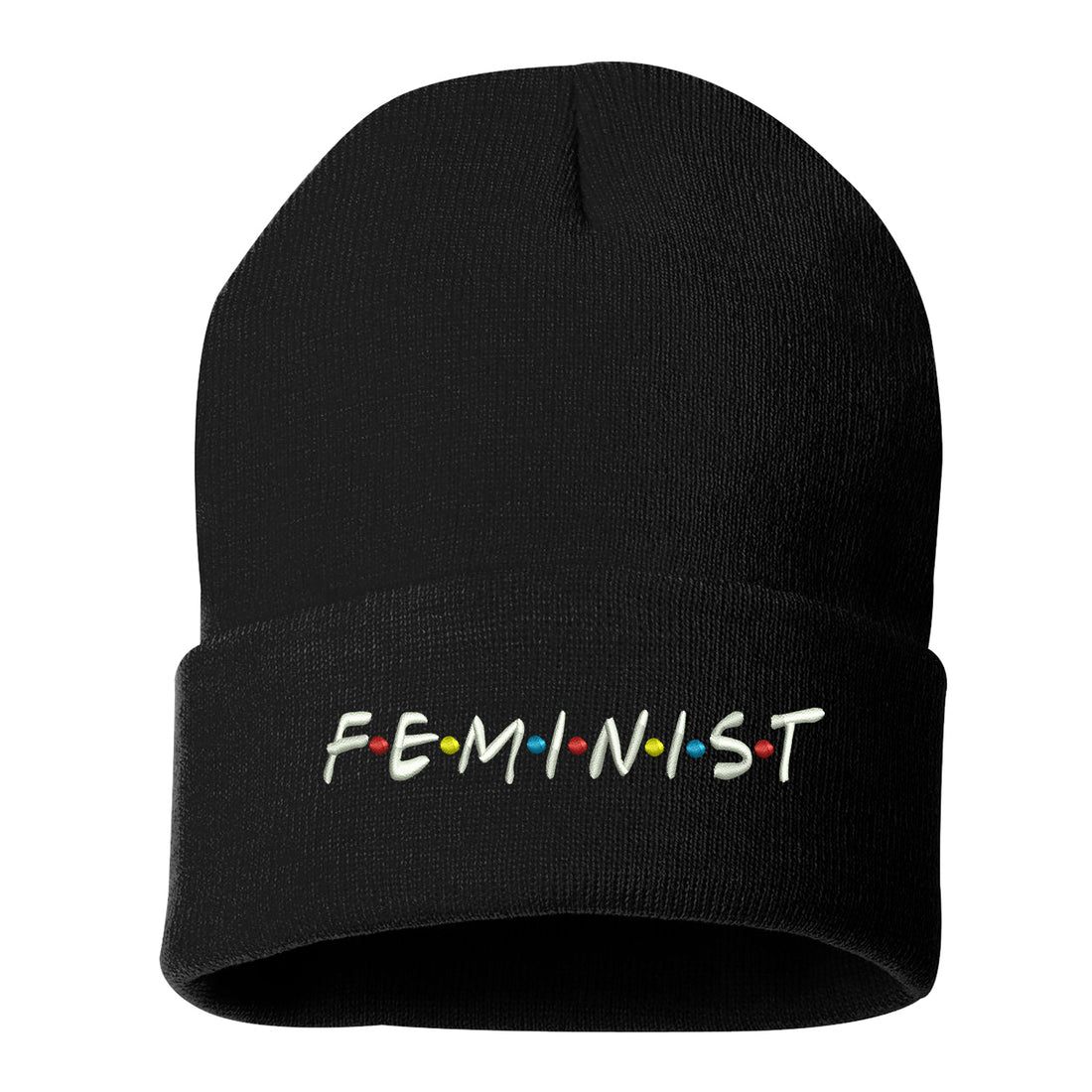 Feminist Cuffed Beanie Hat - Prfcto Lifestyle