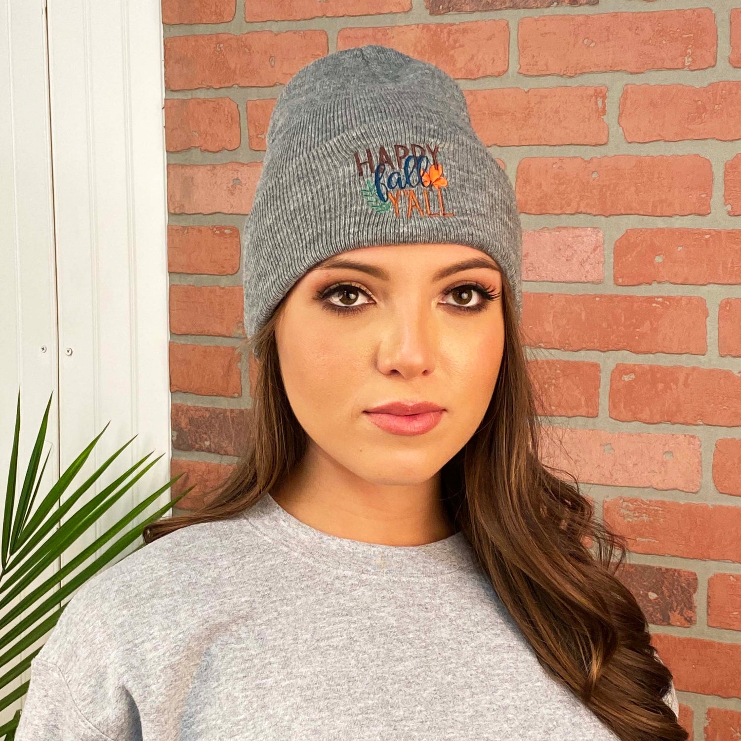 Happy Fall YALL Cuffed Beanie Hat