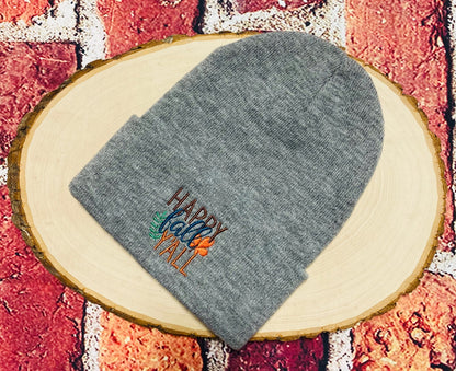 Happy Fall YALL Cuffed Beanie Hat