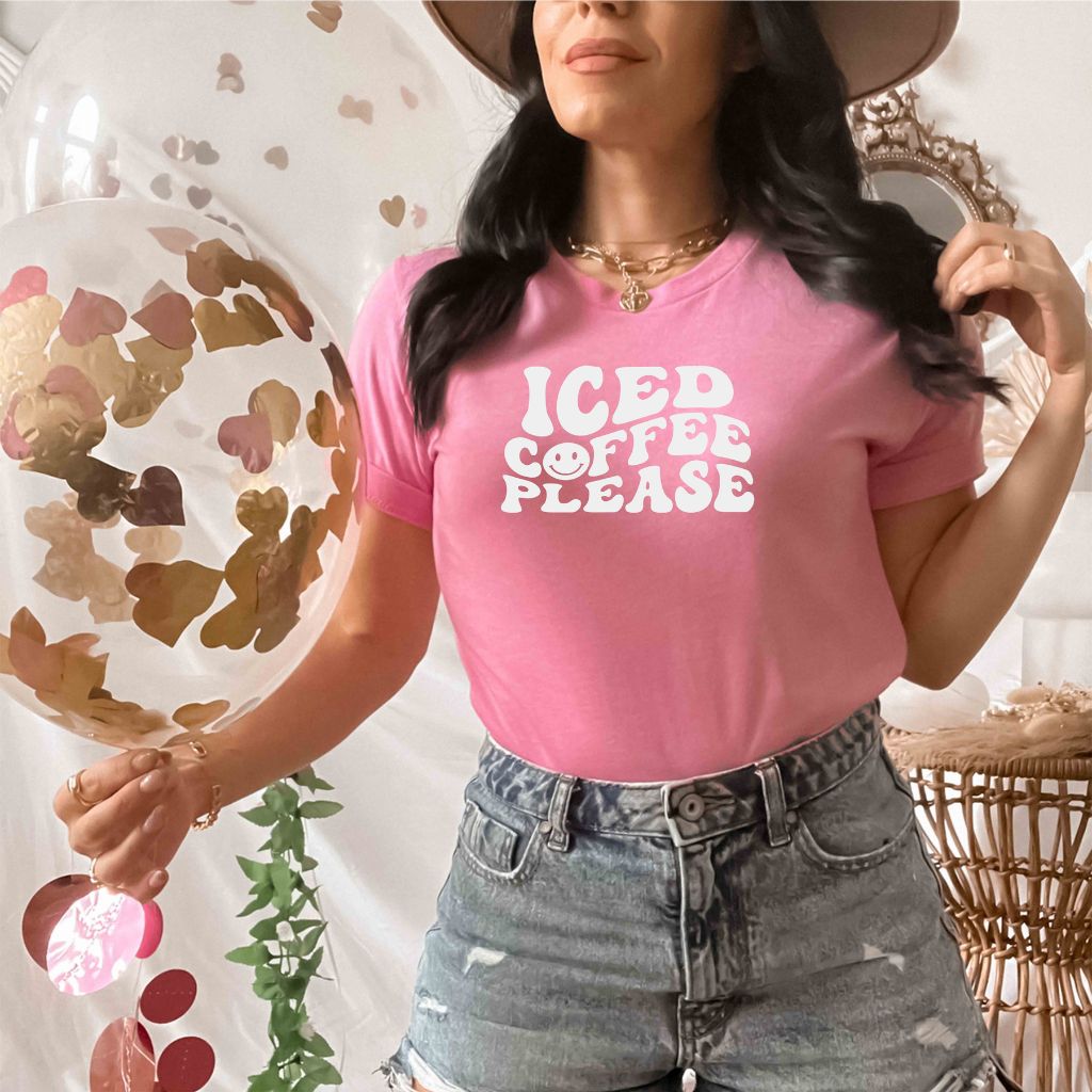Iced Coffee Please Oversized T-shirt