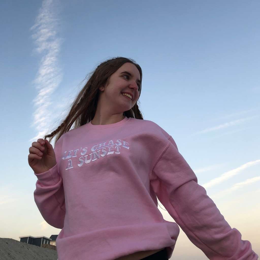 Lets Chase A Sunset Unisex Oversized Sweatshirt