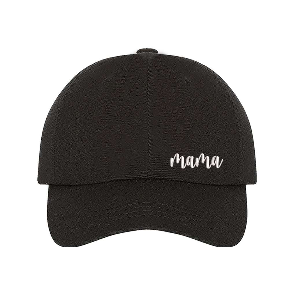 Embroidered Mama on black baseball hat - DSY Lifestyle