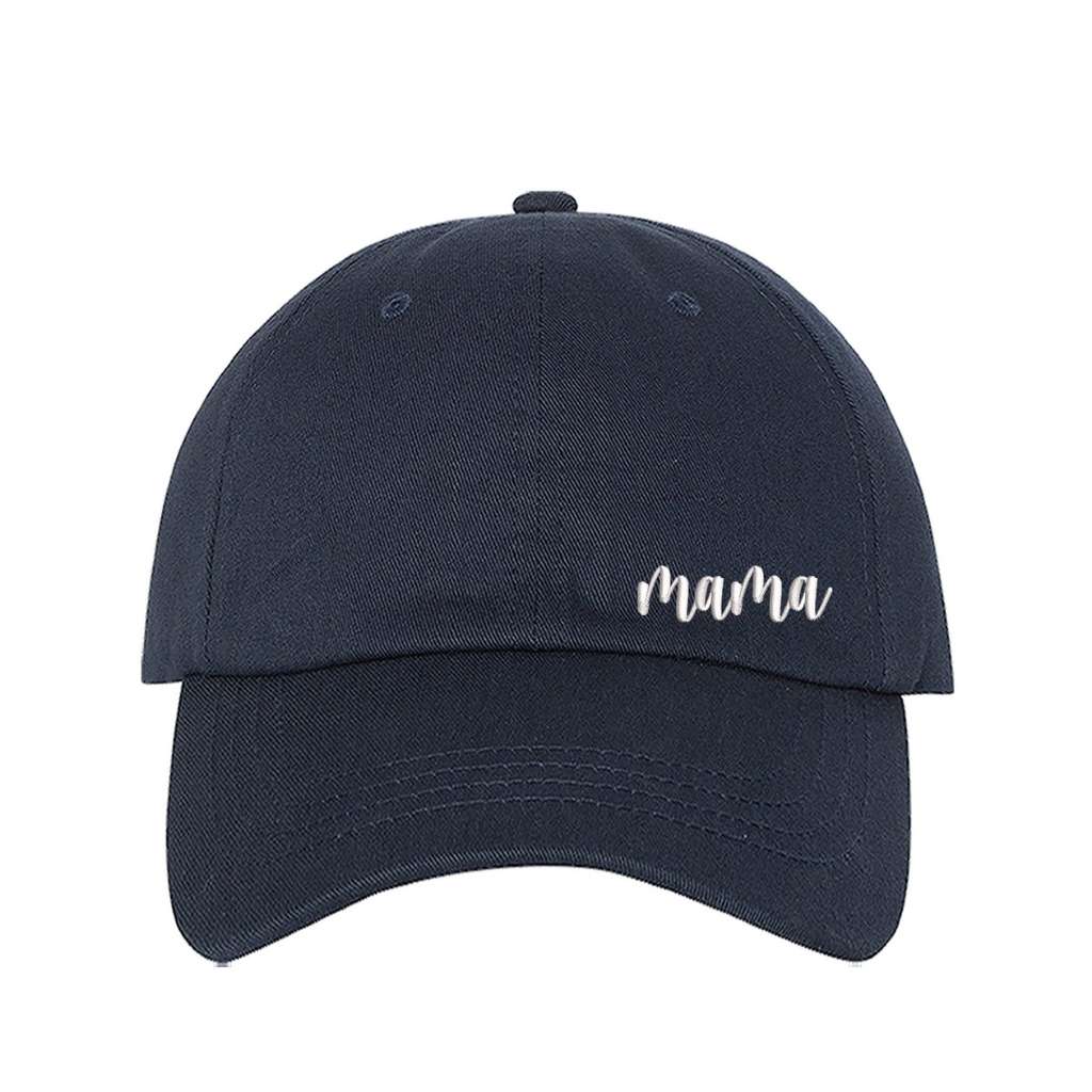 Embroidered Mama on navy baseball hat - DSY Lifestyle