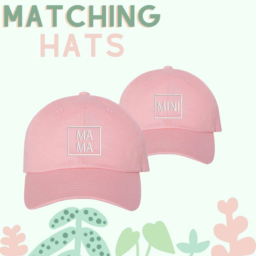 Mama &amp; Mini Box Matching Baseball Hats
