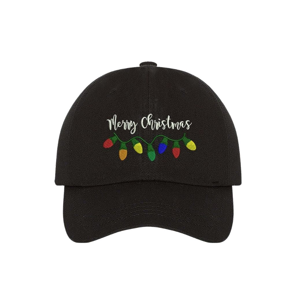 Black Hat embroidered with Merry Christmas - DSY Lifestyle