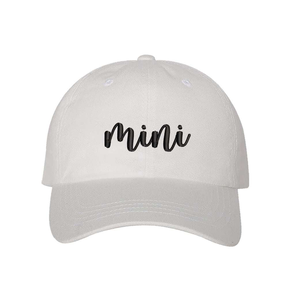 Mini White Baseball Hat - DSY Lifestyle