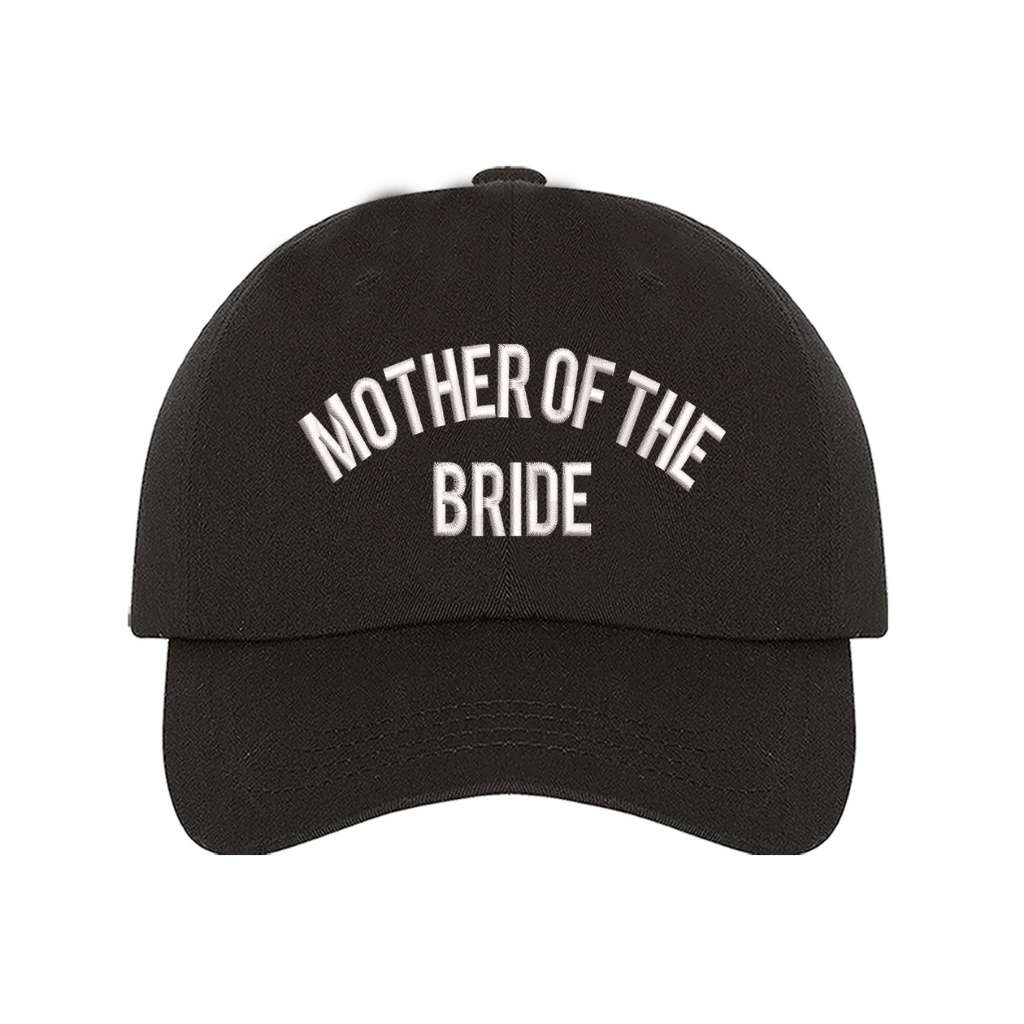 Black Baseball Cap embroidered with Mother of the Bride - DSY Lifestyle