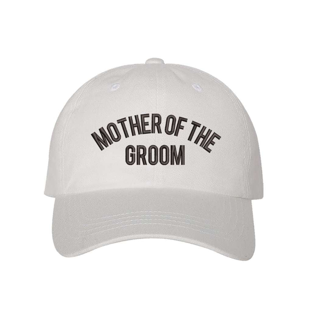 White Baseball Cap embroidered with Mother of the Groom - DSY Lifestyle