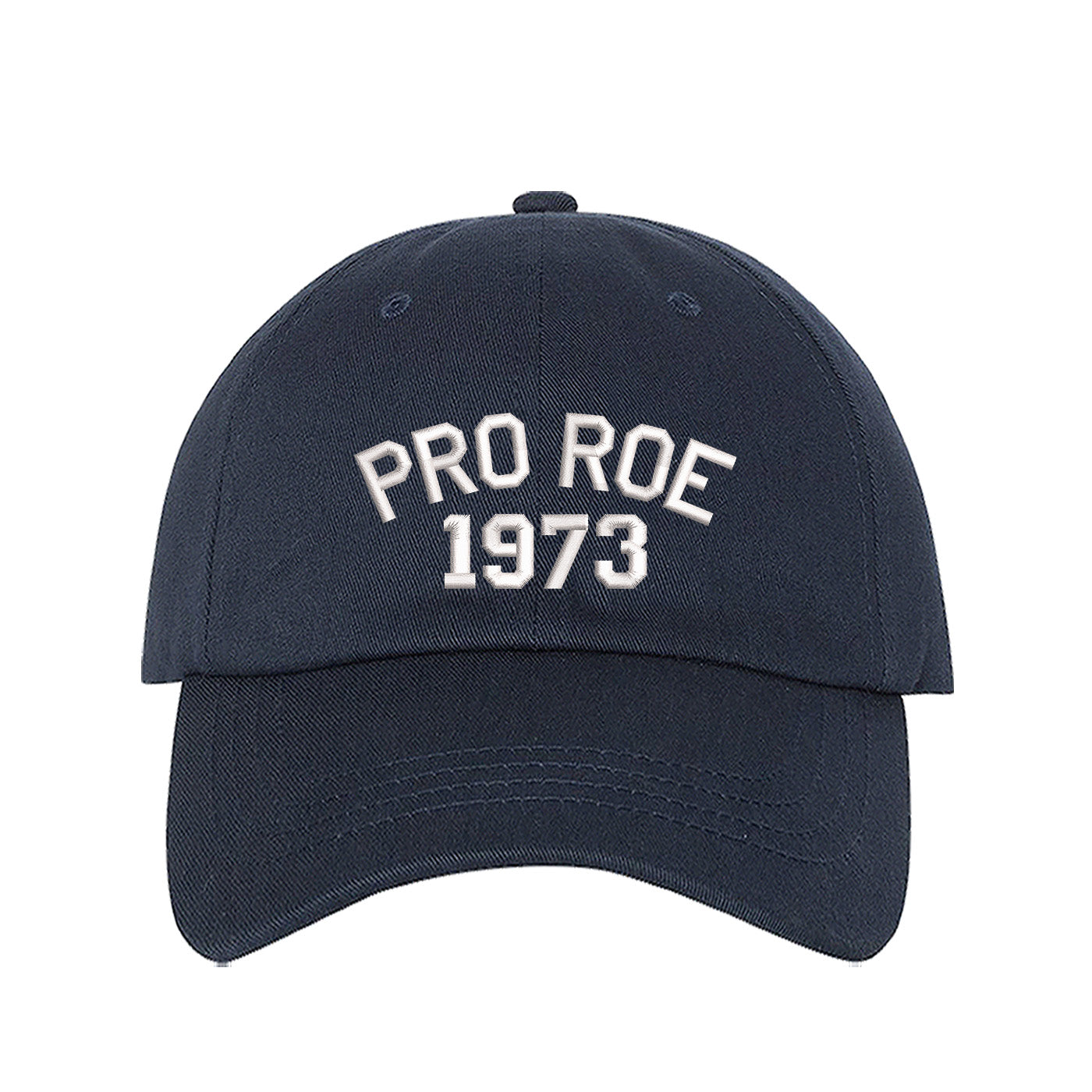 Pro Roe 1973 Navy Embroidered Baseball Cap - DSY Lifesetyle