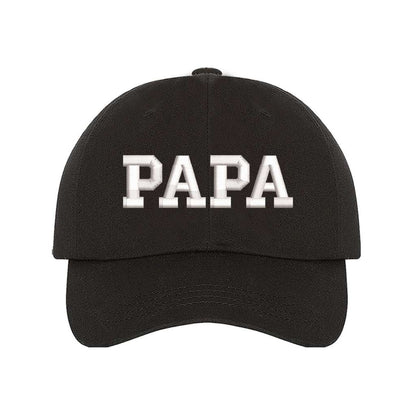 Gray Papa Baseball Cap Hat embroidered with PAPA in the front - DSY Lifestyle