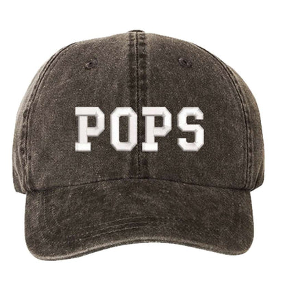 POPS Washed Baseball Hat