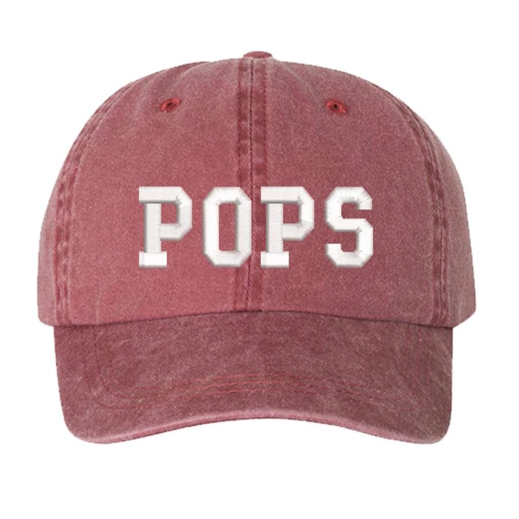 POPS Washed Baseball Hat