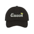 Black baseball hat with Queen embroidered in white - DSY Lifestyle