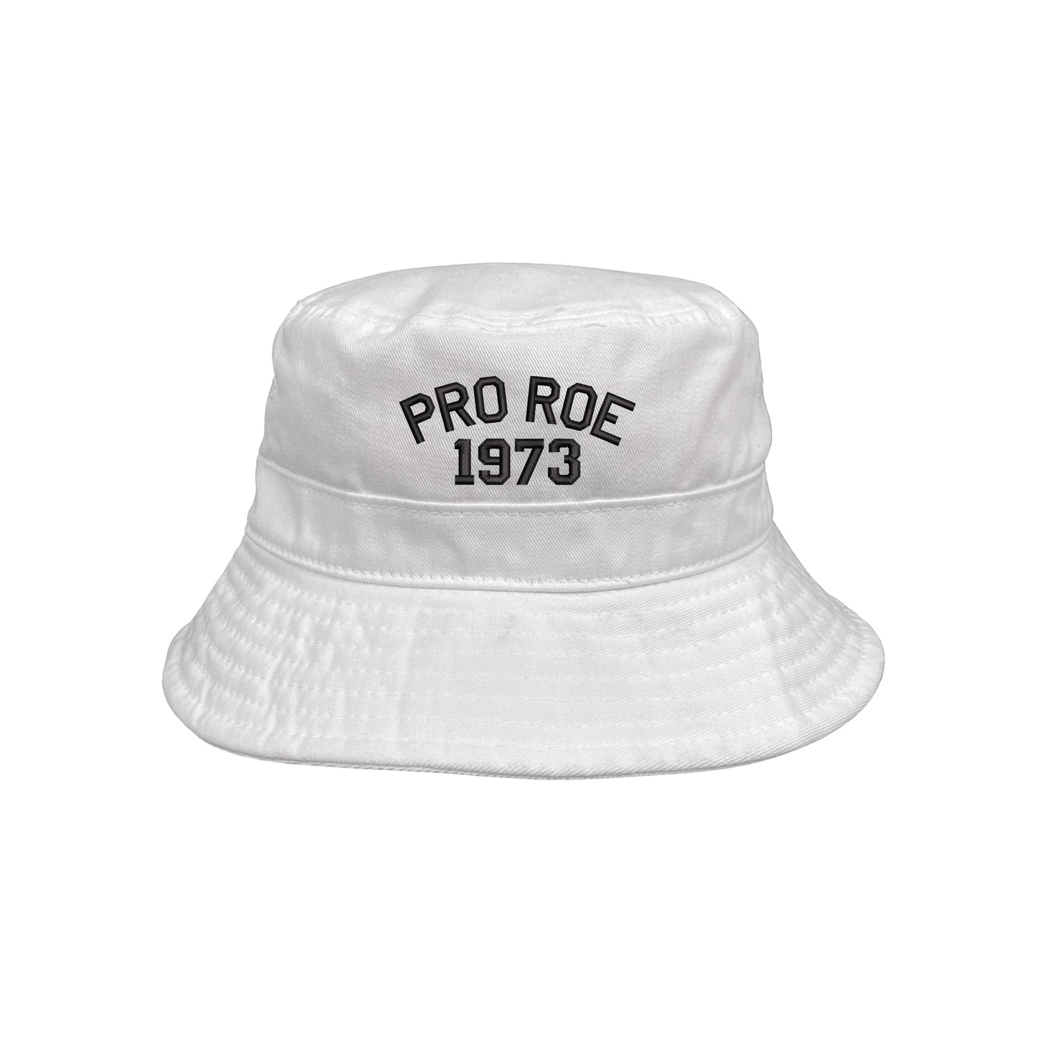 Pro Roe 1973 White Bucket Hat - DSY Lifestyle