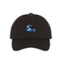 Black baseball hat with wave embroidered - DSY Lifestyle