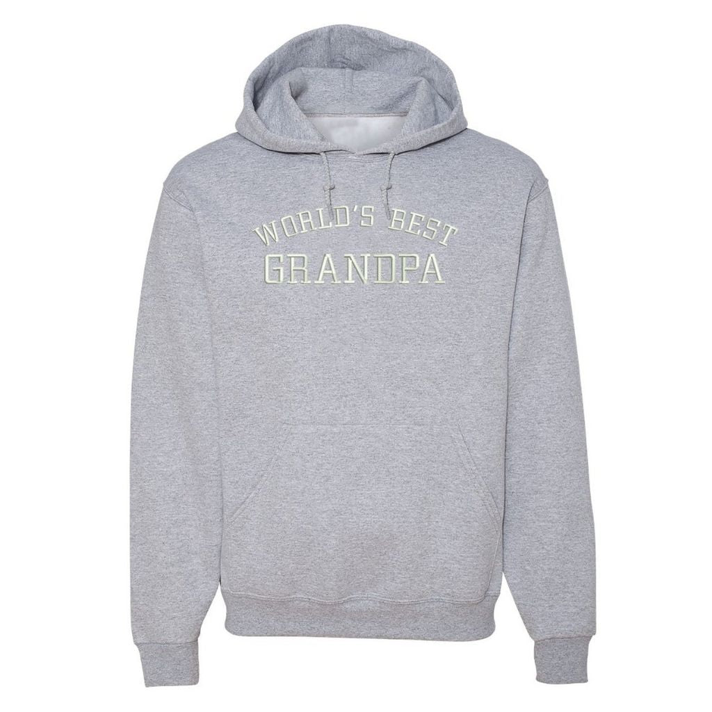 Heather Gray hoodie sweatshirt with world&