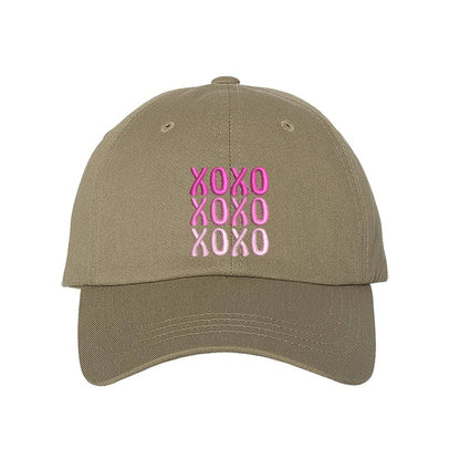 XOXO Khaki embroidered Baseball Hat - DSY Lifestyle