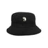 Embroidered Yin Yang on black bucket hat - DSY Lifestyle