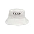 Embroidered aries on white bucket hat - DSY Lifestyle