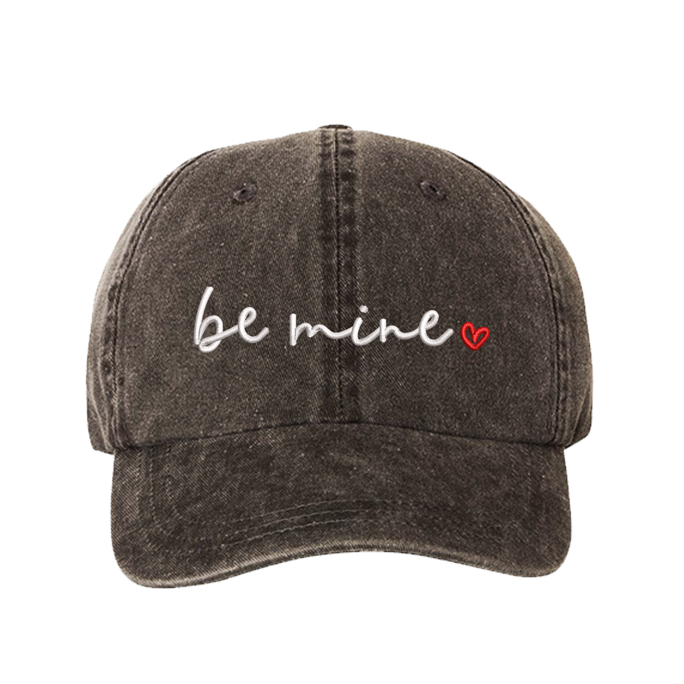 Be Mine Washed Unisex Baseball Hat