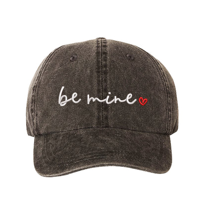 Be Mine Washed Unisex Baseball Hat