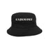 Embroidered Capricorn on black bucket hat - DSY Lifestyle