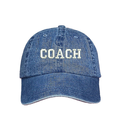 Light Denim baseball hat embroidered with Coach - DSY Lifestyle