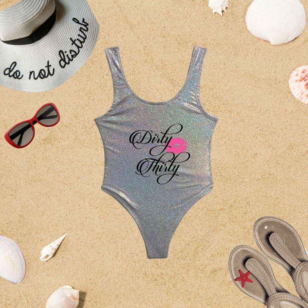 Dirty Thirty holographic swimsuit - DSY Lifestyle