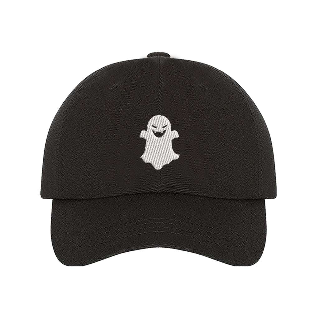 Embroidered ghost on black baseball hat - DSY Lifestyle