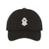 Embroidered ghost on black baseball hat - DSY Lifestyle