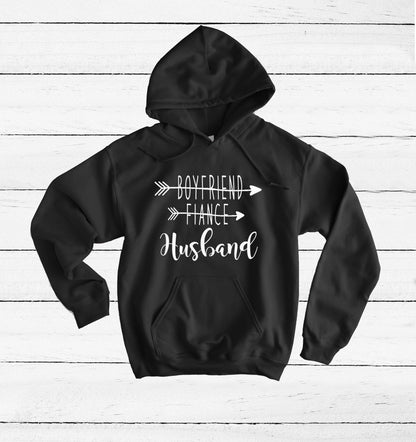 WIFE Fiance -Husband Fiance  Hoodie Set