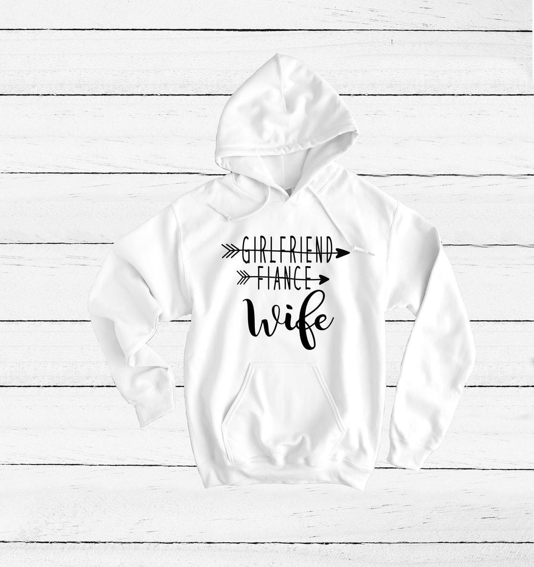 WIFE Fiance -Husband Fiance  Hoodie Set