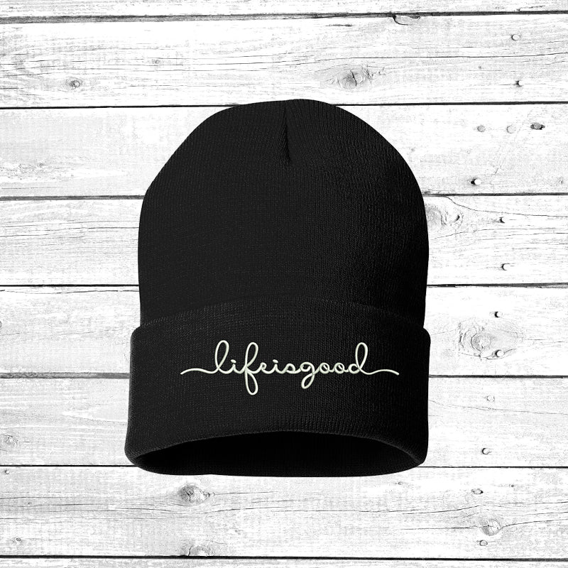 Life is good Cuffed Beanie - Prfcto Lifestyle