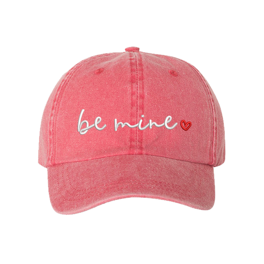 Be Mine Washed Unisex Baseball Hat