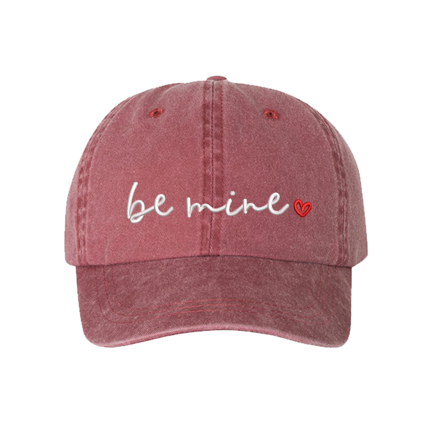 Be Mine Washed Unisex Baseball Hat
