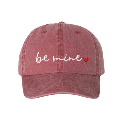 Be Mine Washed Unisex Baseball Hat